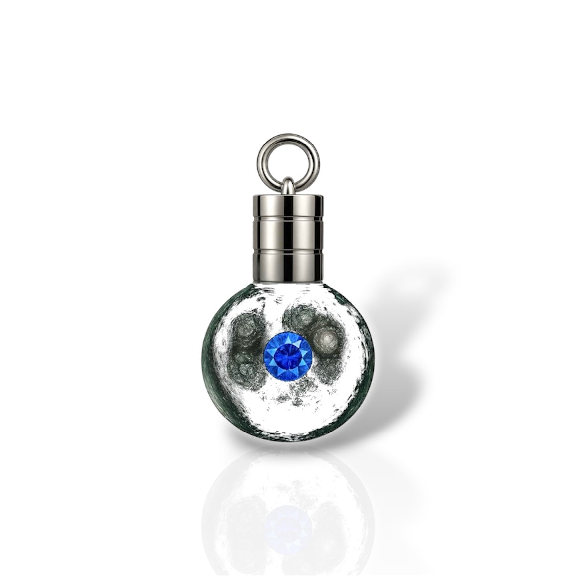 SaturNova Necklace Pendant | Natural Sapphire Jewelry – MIRRORICLES®