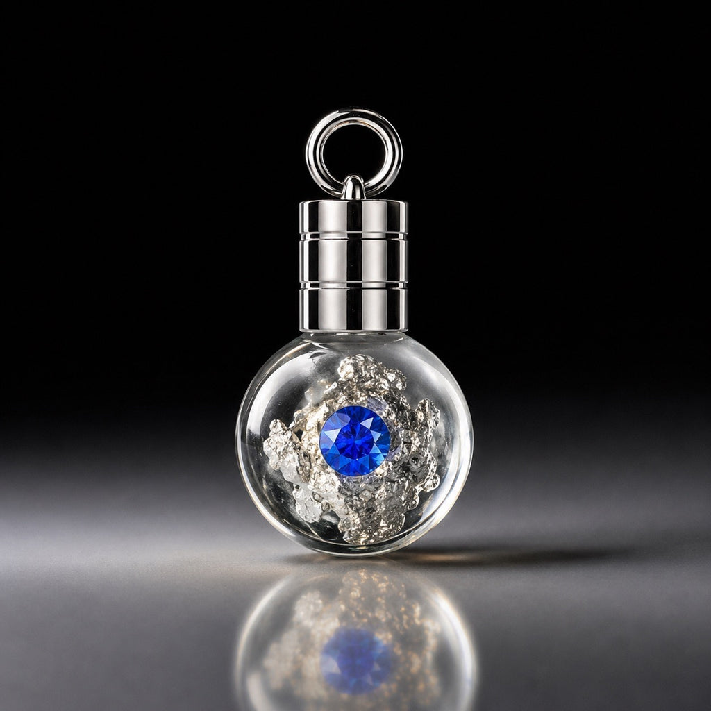 SaturNova Pendant - Sapphire 